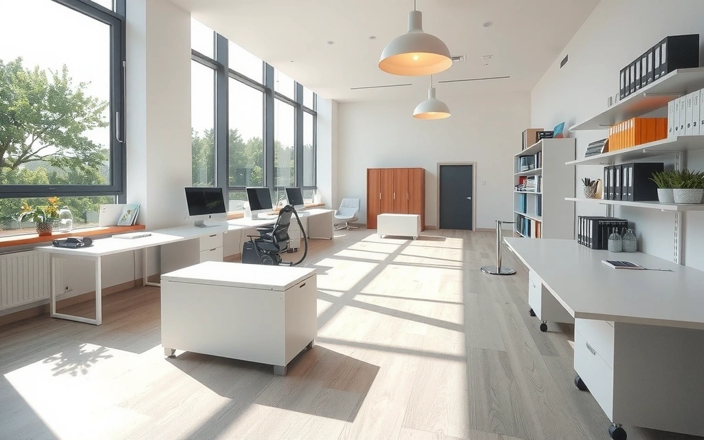 Sistemli ve temiz bir ofis ortamı